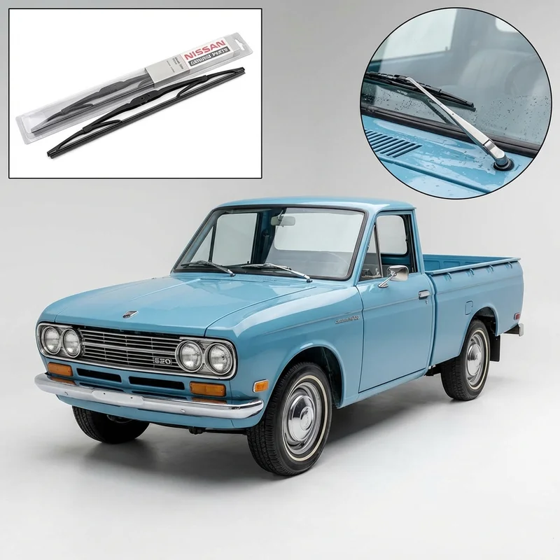 Driver Side Wiper Blade for Nissan 520 Pickup (1965 - 1968) - 1